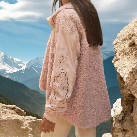 NWOT FP MOVEMENT Care FP Seaside Fleece Jacket XS - Picture 5 of 11